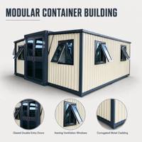 Maison préfabriquée extensible complète de 20 pieds ou 40 pieds avec cuisine, nouveau design, maison mobile modulaire préfabriquée