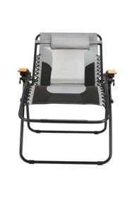 Tumbona de playa para el sol, cama de Relax, respaldo de malla de gran tamaño XL, asiento acolchado, sillas reclinables de Patio de gravedad cero, precio bajo de fábrica - Product Image 4