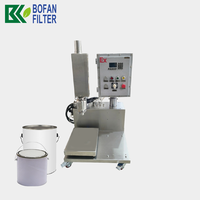 Machine de remplissage de seaux pneumatique semi-automatique de 1 à 30 kg pour peinture, produits chimiques, liquides, huiles, remplisseuse de fûts et de bidons