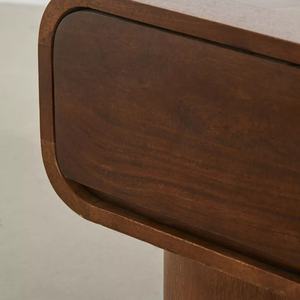 Meubles d'hôtel, table de chevet minimaliste, table de chevet classique en bois courbé avec tiroir - Product Image 4