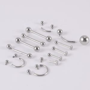 Joyería de Titanio para Piercing Getta G23 F136 con Rosca Interna, Anillo de Nariz, Herradura, Labio, Oreja, Cartílago, Tragus, Hélix, Pezón, Lengua - Product Image 6