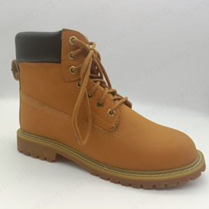 WCY, inserto per punta <span class=keywords><strong>in</strong></span> acciaio lumberjack anti-sporco stivali di sicurezza <span class=keywords><strong>in</strong></span> pelle di cavallo pazzo marrone stivali <span class=keywords><strong>da</strong></span> lavoro con suola <span class=keywords><strong>in</strong></span> gomma antiforatura HSB287 - Product Image 5