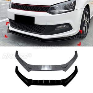 Kit per paraurti anteriore per auto con Splitter a labbro diffusore Spoiler paraurti protezione corpo Kit per <span class=keywords><strong>Volkswagen</strong></span> <span class=keywords><strong>Polo</strong></span> MK5 6R GTI 2010-2014 <span class=keywords><strong>accessori</strong></span> per auto - Product Image 2