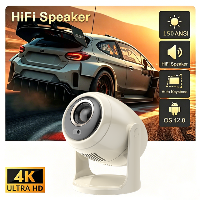 New Model B10 Mini Wireless Screen Sharing Portable Projector HD Mini Home Theater Cinema Projector 4K Support