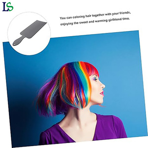Tablero de tintado para teñir el cabello profesional, barbería, peluquería, coloración del cabello negro, tablero resaltador, paleta con logotipo personalizado - Product Image 5