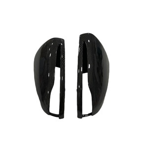 Coques de rétroviseurs en fibre de carbone Xingbaiwang pour Mercedes-Benz Classe C, Classe E, GLC, CLS, ensemble complet, remplacement décoratif - Product Image 5
