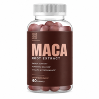 Gummies de pectine de maca naturelle pour soutenir l'énergie masculine et la vitalité quotidienne