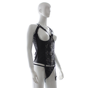 <span class=keywords><strong>Bondage</strong></span> Damesuitrusting Flirten Kleding Sexy Lederen Kleding Fetisj Sexy Lederen Latex Kleding - Product Image 2