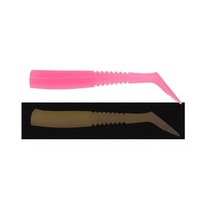 Leurre miniature DR17 pour la pêche en eau douce, mélange de paillettes rose uni, adapté à l'eau claire, turbide et à faible luminosité, utilisable toute la journée.