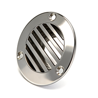 Drain de pont de bateau professionnel en acier inoxydable AISI 316, quincaillerie marine de précision pour système de drainage de plancher de yacht