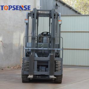 Alta calidad 1 tonelada 2 toneladas 3 toneladas altura de elevación 3M-7M batería de litio neumático sólido carretilla elevadora eléctrica para equipo de almacén - Product Image 3