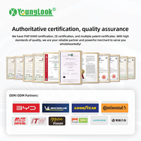 YOUNGLOOK YL-632 Kemiksiz Silecek Lastiği Çoklu Adaptör Kiti Skoda HR-V Arabalar için 18-24 İnç Doğal Kauçuk/Silikon Sıcaklık