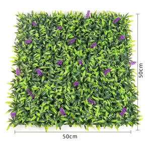 تصميم جديد مخصص للنباتات جدار عشب صناعي عمودي ألواح جدار عشب أخضر لتزيين المنزل