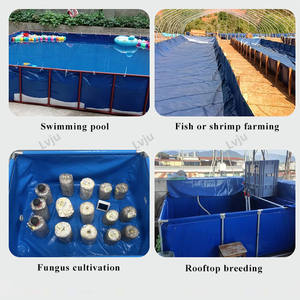 LVJU 1000 litri in metallo acquario 2x1x0.5m 264 galloni 3.3x3.3 'x 1.6' laghetto - Product Image 5