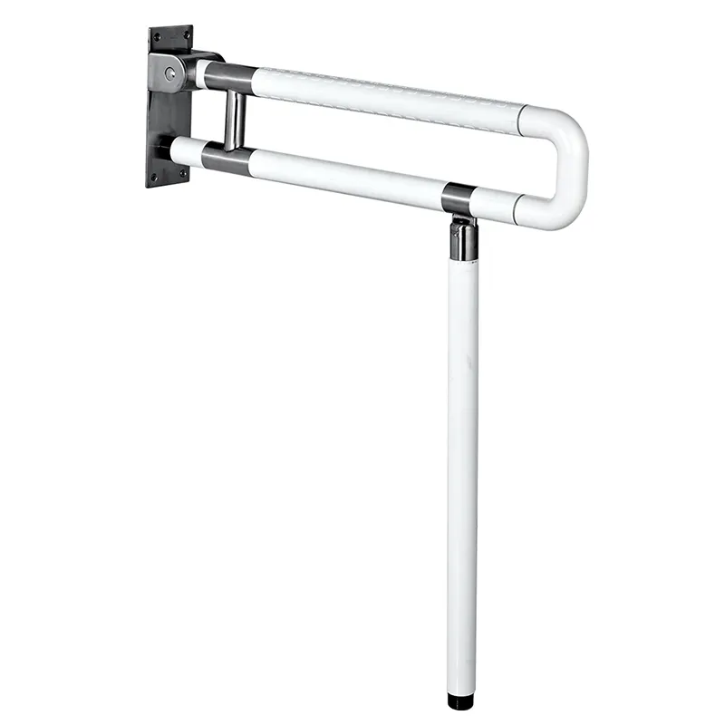 Escova de banheiro com alças de segurança para deficientes, barra de apoio articulada