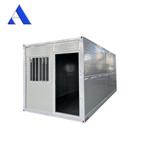 Structure de bureau modulaire préfabriquée mobile de 20 pieds (6 mètres) à bas prix, en kit, type conteneur maritime, à vendre