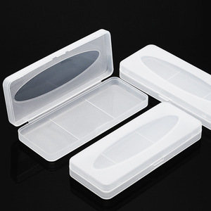 Estuche de plástico con tapa abatible para gafas, caja de almacenamiento rectangular de 3-5,9 pulgadas para gafas de lectura, protección de lentes para miopía - Product Image 3