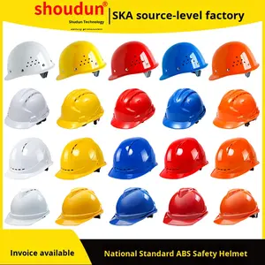 Shoudun New Style Baustelle Skihelm Anti-Smash Verdickter Schutzhelm Atmungsaktiver Arbeits schutz trifft National - Product Image 2