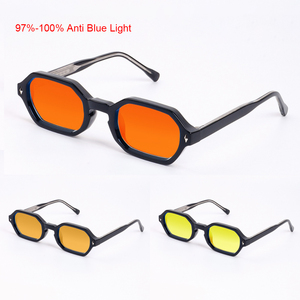 Finewell 3503レトロH8 H9レンズ光学フレームFL41アイウェアデザイナーカスタムロゴ女性男性眼鏡ブルーライトブロッキングメガネ - Product Image 1