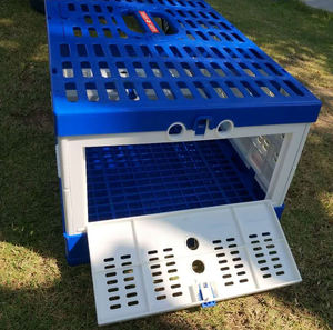 Güvercin katlanır kafes plastik güvercin eğitim evi Pet taşıma kutusu kafes küçük hayvanlar - Product Image 1