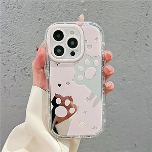 Coque de couple antichoc en TPU effet miroir patte de chat creuse pour iPhone 17/16 Pro, iPhone 15 Max et <span class=keywords><strong>Mate</strong></span> 70 - Product Image 2