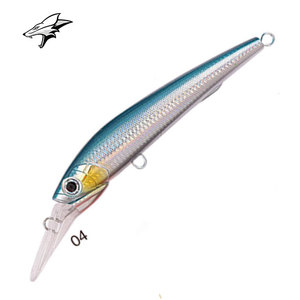 Grand Méné Long/Court Lèvre Minnow GT Grand Jeu De Pêche À La Manivelle Appât 76g Appât Dur 3D Yeux <span class=keywords><strong>Chatter</strong></span> appât De Pêche Leurre - Product Image 1