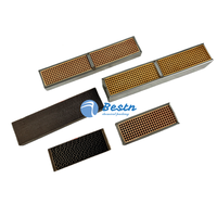 Catalyseur catalytique pour poêle à bois personnalisé 6"x2" en céramique alvéolée avec coque en acier inoxydable pour la découpe de cheminée