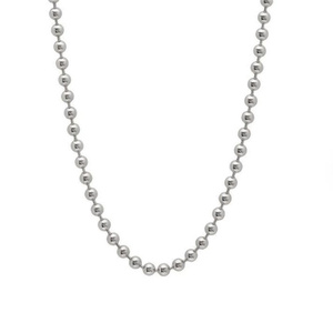 Collier à perles <span class=keywords><strong>italien</strong></span> classique et confortable pour femmes et dames, or 18k, plaqué pvd, acier inoxydable, chaîne perlée, collier en vrac - Product Image 2