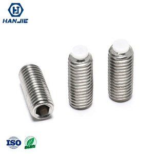 Professional Metric SS304 Hollow Grub Cylindrical Point Hex Socket Plastic Tip Dog Point <strong>Rust</strong> Resistant Set <strong>Screws</strong> - Product Image 2