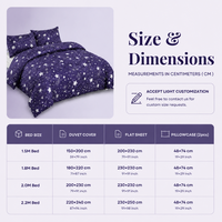 Ensemble de literie en microfibre réversible 4 pièces, imprimé étoiles, ensemble de draps rafraîchissants, qualité hôtelière de luxe, linge de lit de classe A pour bébé
