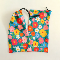 Pochette à cordon personnalisée en microfibre douce pour lunettes et téléphone avec logo imprimé 2026