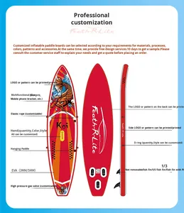 Ventes directes d'usine de planche de surf gonflable de planche à pagaie de nouveau hayon auxiliaire professionnel de PVC - Product Image 6