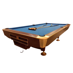 Mesa de Billar BenX S204 de 8 pies/9 pies, 4.ª Generación, con Retorno de Bolas, Patas de Madera Sólida, Diseño para Uso Doméstico, Superficie de Pizarra YT-4 - Product Image 3