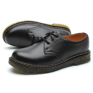 Chaussures basses sportives en maille respirante et imperméable en cuir de vachette à bout rond et lacets, antidérapantes, pour hommes et femmes, collection automne, décontractées et de loisirs - Product Image 2