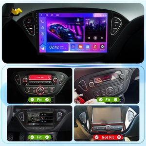 Lecteur DVD de voiture Android 9 pouces Rhythm avec écran tactile IPS, GPS, Carplay, BT, durable, pour flottes de taxis, compatible <span class=keywords><strong>Opel</strong></span> Corsa E 2014-2018 - Product Image 4