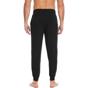 Pantalon de pyjama pour homme en viscose de bambou personnalisé, doux, uni, style jogger, avec cordon de serrage et poches - Product Image 5