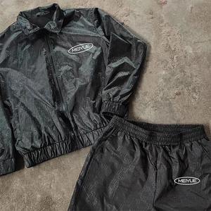 Completo Sportivo Personalizzato da Uomo: Tuta 2 Pezzi con <span class=keywords><strong>Polo</strong></span> Antivento, Pantaloncini con Elastico in Vita, T-Shirt <span class=keywords><strong>Polo</strong></span> in Nylon e Pantaloni - Product Image 6