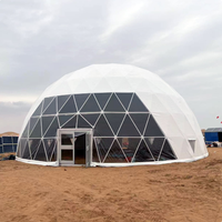 8m 10m de diamètre glamping grand igloo rond super dôme tente hôtel maison tente pour station