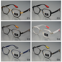 Montures optiques de haute qualité pour femmes, idéales pour la conduite et la pêche, lunettes photochromiques HD, montures de lunettes légères en TR90 et métal pour hommes