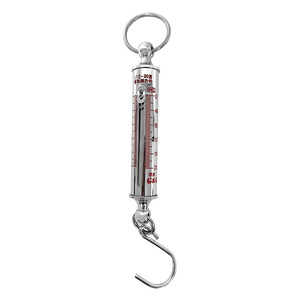 Shuangjie Tubular Force <b>Gauge</b> 10N 20N 30N 50N 100N 200N 300N 500N 1000N Stainless Steel Spring Scale Tension Tester - Product Image 2