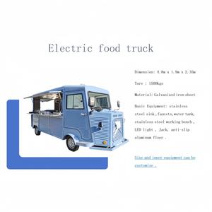 Electric Stainless Steel &amp; Aluminum Full Kitchen Food Truck Mobile <strong>Ice</strong> Cream Pizza Shop Coffee Juice Kiosk for <strong>Candy</strong> Application - Product Image 4