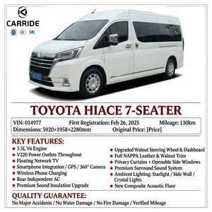 CARRIDE Toyota Hiace Van Minibús Usado de <span class=keywords><strong>Segunda</strong></span> <span class=keywords><strong>Mano</strong></span>, Volante a la Izquierda, Gasolina, Autobús de Pasajeros, <span class=keywords><strong>Bajo</strong></span> Kilometraje, Buen Estado, en Venta - Product Image 3