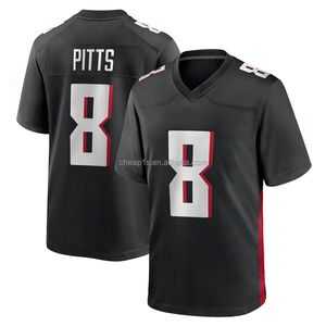 Jersey de Fútbol Americano Bordado al por Mayor de los Atlanta Falcons, Color Negro # 9 Michael Penix Jr. # Uniforme de Fútbol Americano de Kirk Cousins Número <span class=keywords><strong>18</strong></span> - Product Image 4
