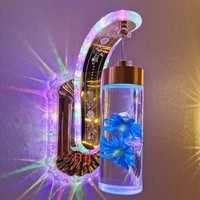 Lámpara LED de pared de acrílico de 20W, luz LED de pared creativa de estilo nórdico, ámbar, para dormitorio, mesita de noche, balcón, escalera, pasillo
