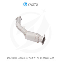 Convertisseur catalytique en acier inoxydable YT, tuyau d'échappement adapté à Audi A4 A5 Q5 2.0T
