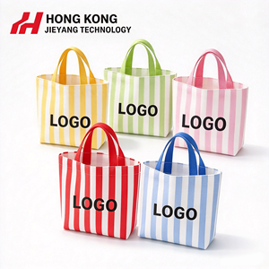 Bolsa de Mano Grande de Lona, Personalizable con Logotipo, Resistente, Reciclable, Moderna, con Asa Larga, para Viajes, Playa, Uso Diario - Product Image 1