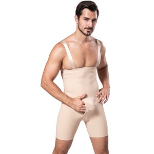 Faja Reductora Aofit para <span class=keywords><strong>Hombre</strong></span>, Ajustable, con <span class=keywords><strong>Tirantes</strong></span> Removibles, Cintura Alta, Transpirable, de Spandex/Nylon, con Control de Abdomen y Realce de Glúteos - Product Image 3