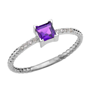 L'anello di ametista degli stati uniti anello di ametista <span class=keywords><strong>originale</strong></span> anello di pietra di ametista per uomo donna - Product Image 6