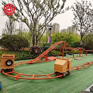 Atracción de Feria, Parque Infantil, Montaña Rusa Infantil sin Motor, Parque Temático, Mini Montañas Rusas de Pedales para Niños en Venta - Product Image 3