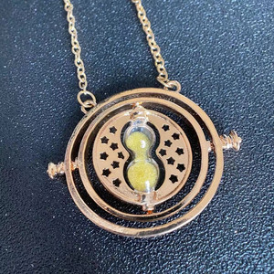 Vente flash - Collier pendentif <span class=keywords><strong>sablier</strong></span> retournable plaqué or unisexe pour <span class=keywords><strong>Harry</strong></span> <span class=keywords><strong>Potter</strong></span> - Bijoux tendance pour cadeaux - Product Image 4